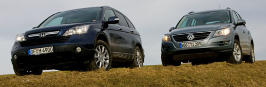 Test comparatif: Honda CR-V vs. VW Tiguan – Les deux font la paire