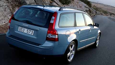 Volvo V50 privit din spare
