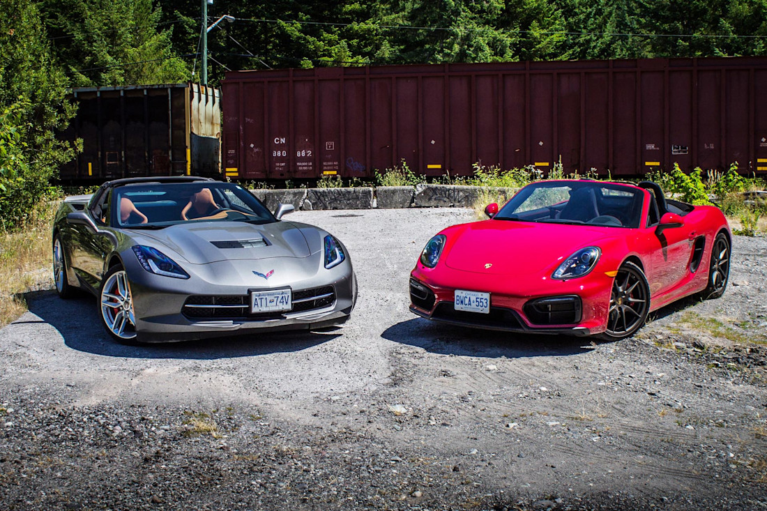 Comparison Test: 2015 Chevrolet Corvette Stingray vs 2015 Porsche Boxster GTS