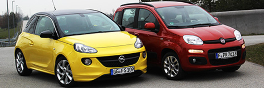 Vergleichstest: Fiat Panda vs. Opel Adam – Knutschkugel contra Kultkasten