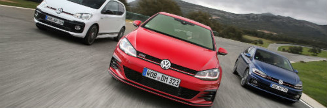 Anteprima: up!, Polo e Golf GTI – GTI - Puro dinamismo per tre modelli