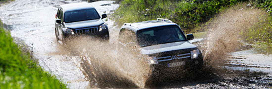 Vergleichstest: Mitsubishi Pajero vs. Toyota Land Cruiser – Schwere Entscheidung
