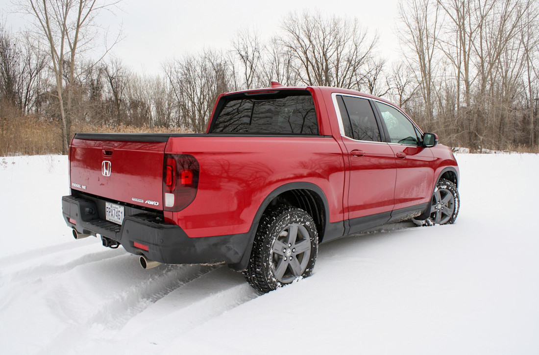 Honda Ridgeline Touring 2022 : essai hivernal Image