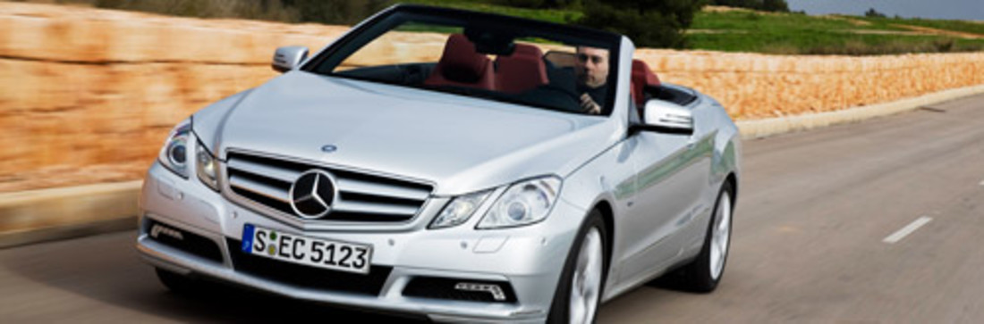 Prise de contact: Mercedes E-klasse cabrio – Un bon bol d'oxygène, mais sans vent