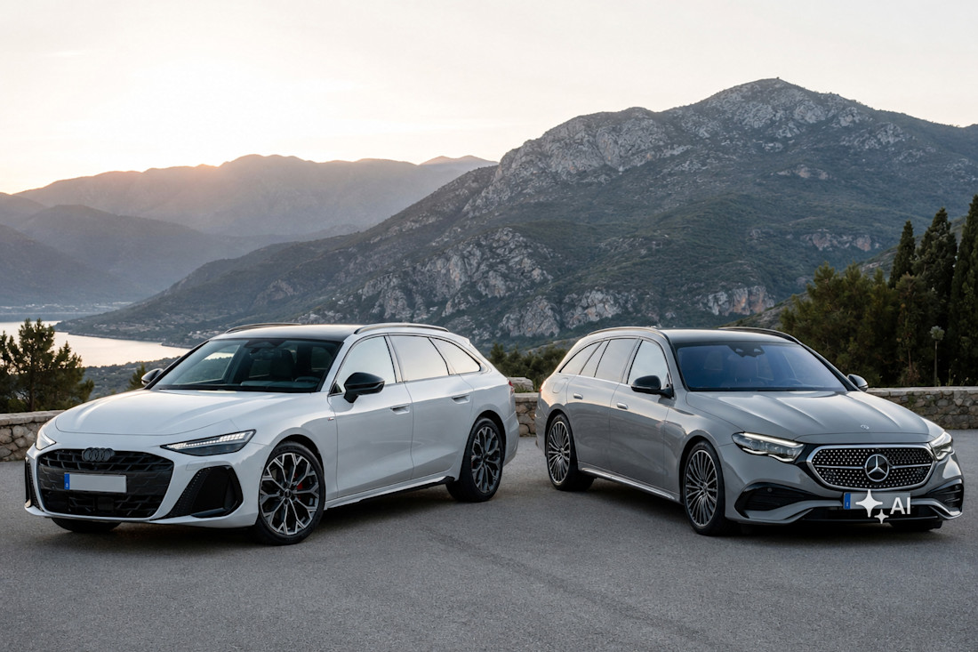 2026 Audi A6 C9 Mercedes E-Klasse W214 Vergleich