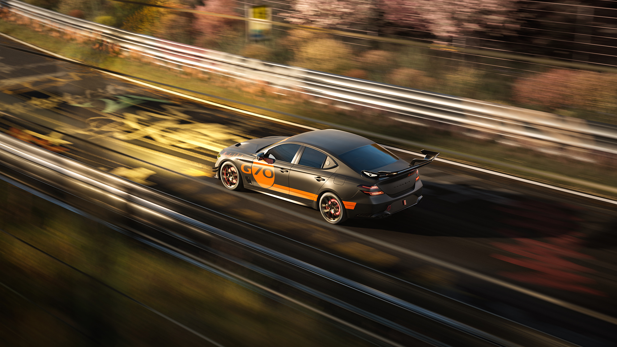 Genesis Shows High-Performance Chops with Wild One-Off G70 Track