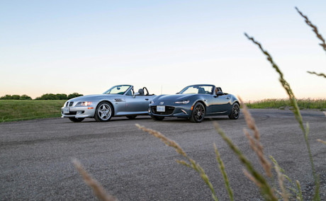 Editorial 2021 mazda mx 5 vs 2000 bmw m roadster 04 jw