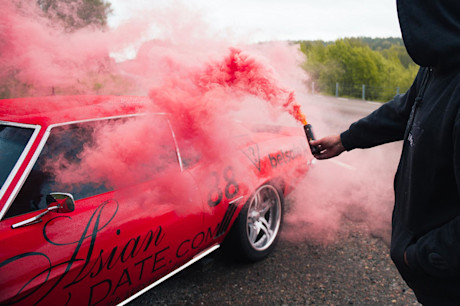 Editorial 1969 chevrolet camaro in 2015 gumball 3000 07 oskar bakke