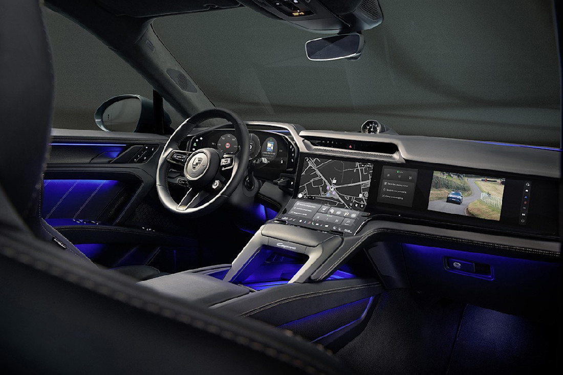 Le futur Porsche Cayenne électrique fera la fête aux écrans (2025)