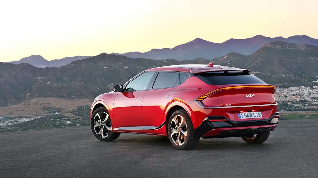 AS24 Kia EV6 2021 statisch achter AS24 Kia EV6 2021 statisch achter