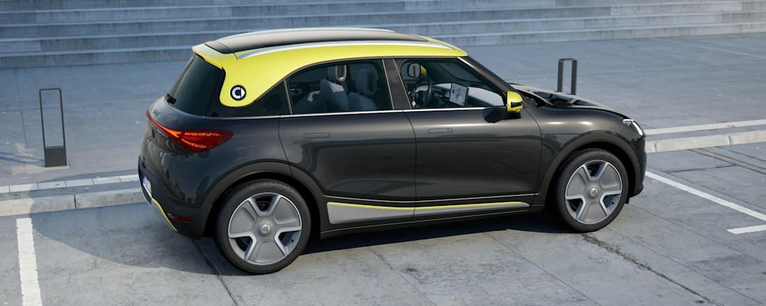 SUV elettrico smart #1: quattro versioni con prezzi da 40.650 euro