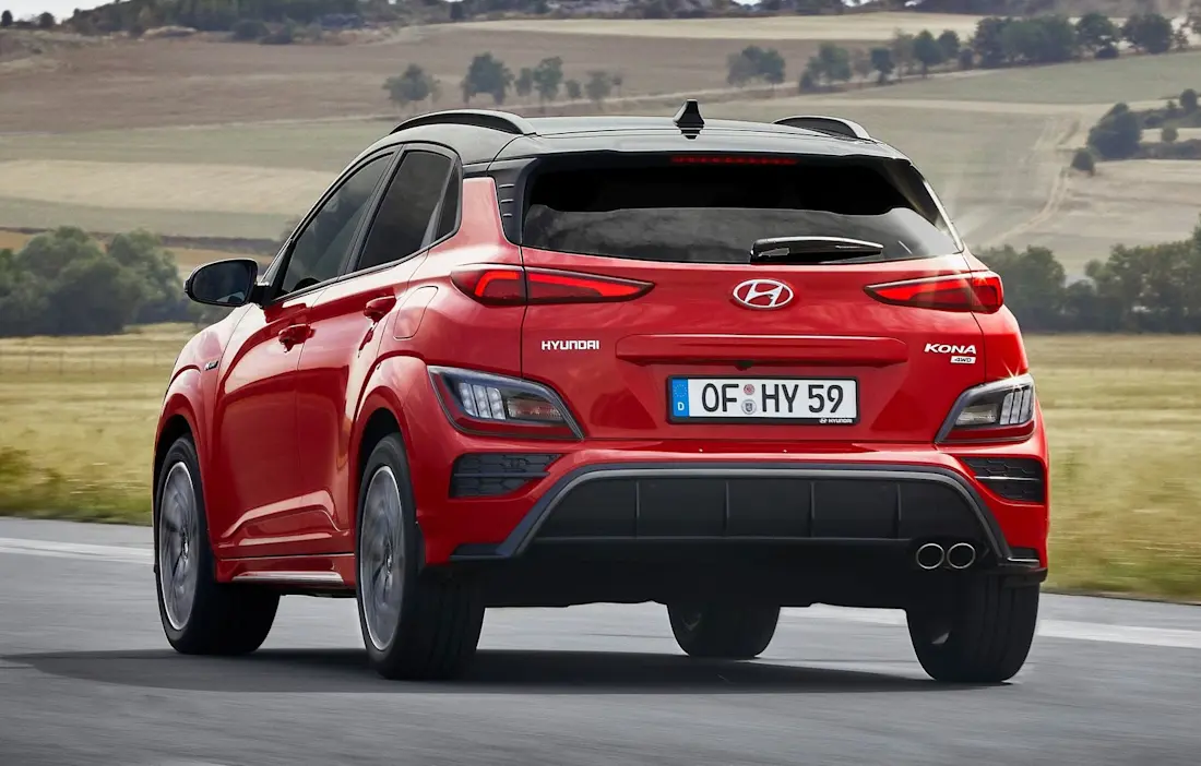 Hyundai-Kona-2021-Rear-Dynamic Hyundai-Kona-2021-Rear-Dynamic