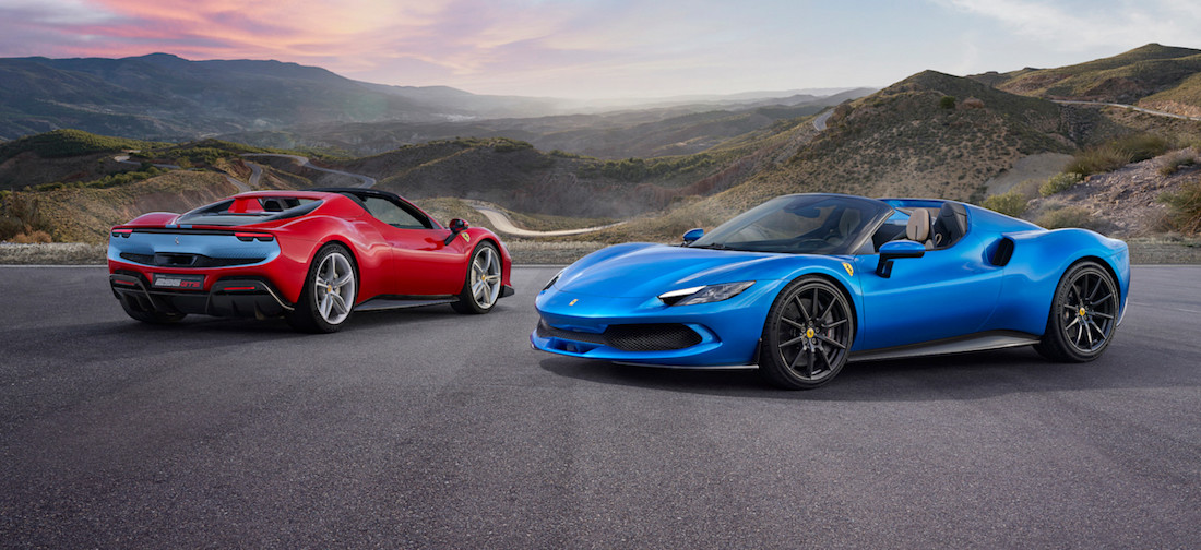 La Ferrari 296 GTS met sa crinière au vent