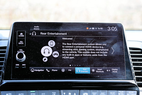 Editorial 2025 honda odyssey review interior rear seat entertainment 2