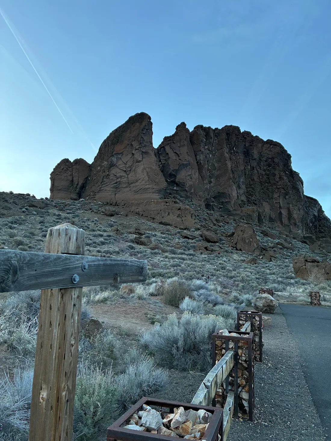 High desert like a Roadrunner cartoon High desert like a Roadrunner cartoon