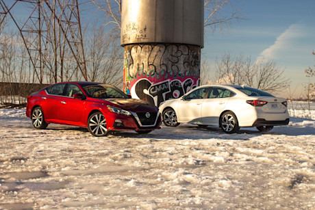 Editorial 2020 nissan altima vs subaru legacy 01 va wc fr
