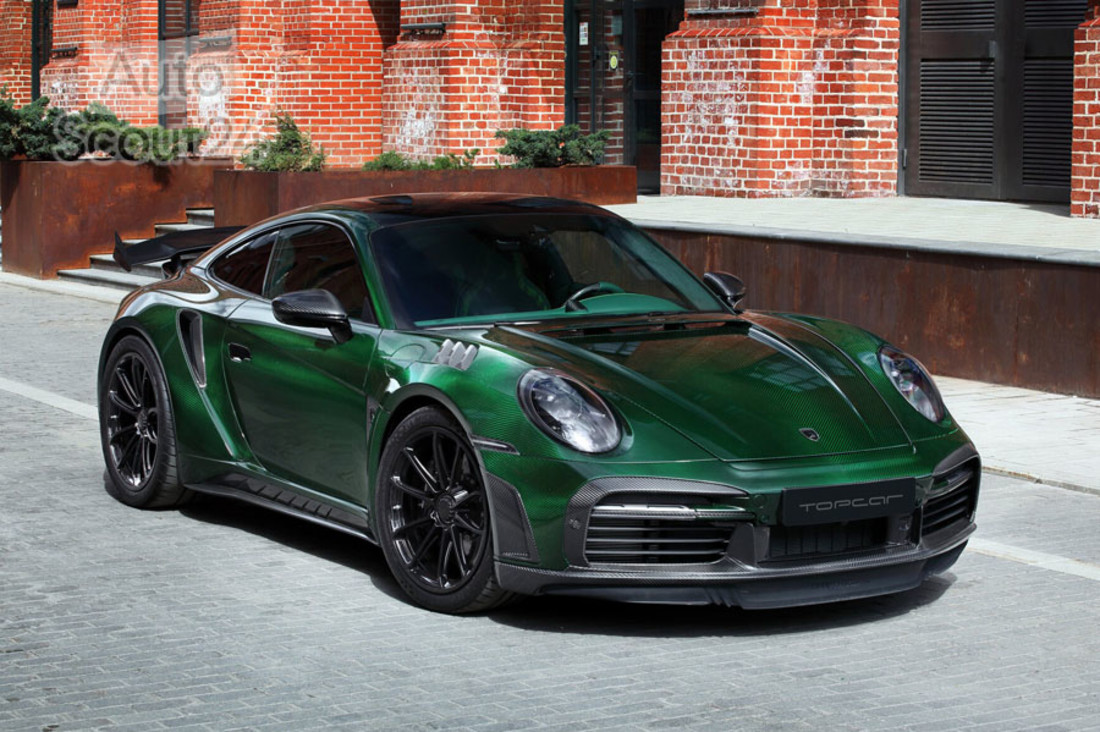 Porsche 911 Stinger GTR Limited Carbon Edition: verde que te quiero verde