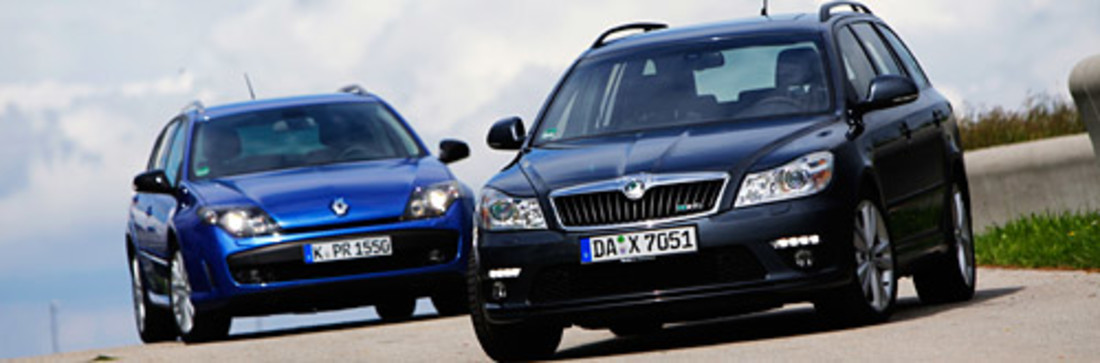 Vergleichstest: Skoda Octavia Combi RS TDI vs Renault Laguna Grandtour GT dCi – Klassenkampf