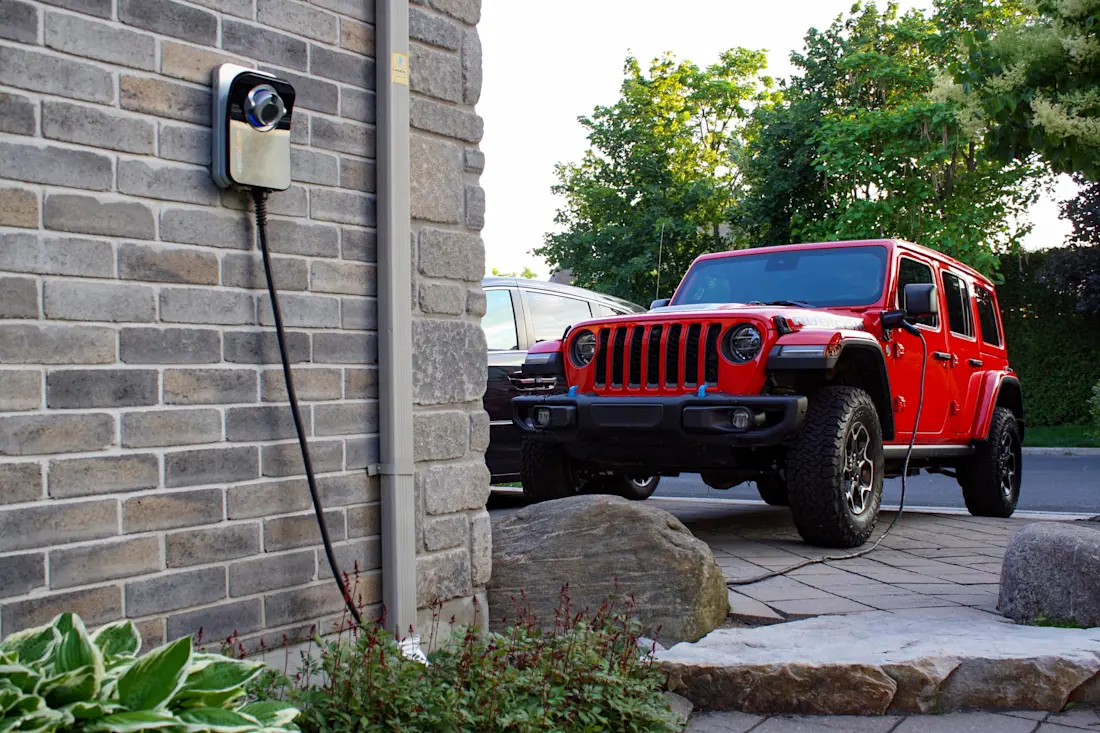 Editorial b02 2021 jeep wrangler 4xe plugged into home charger db