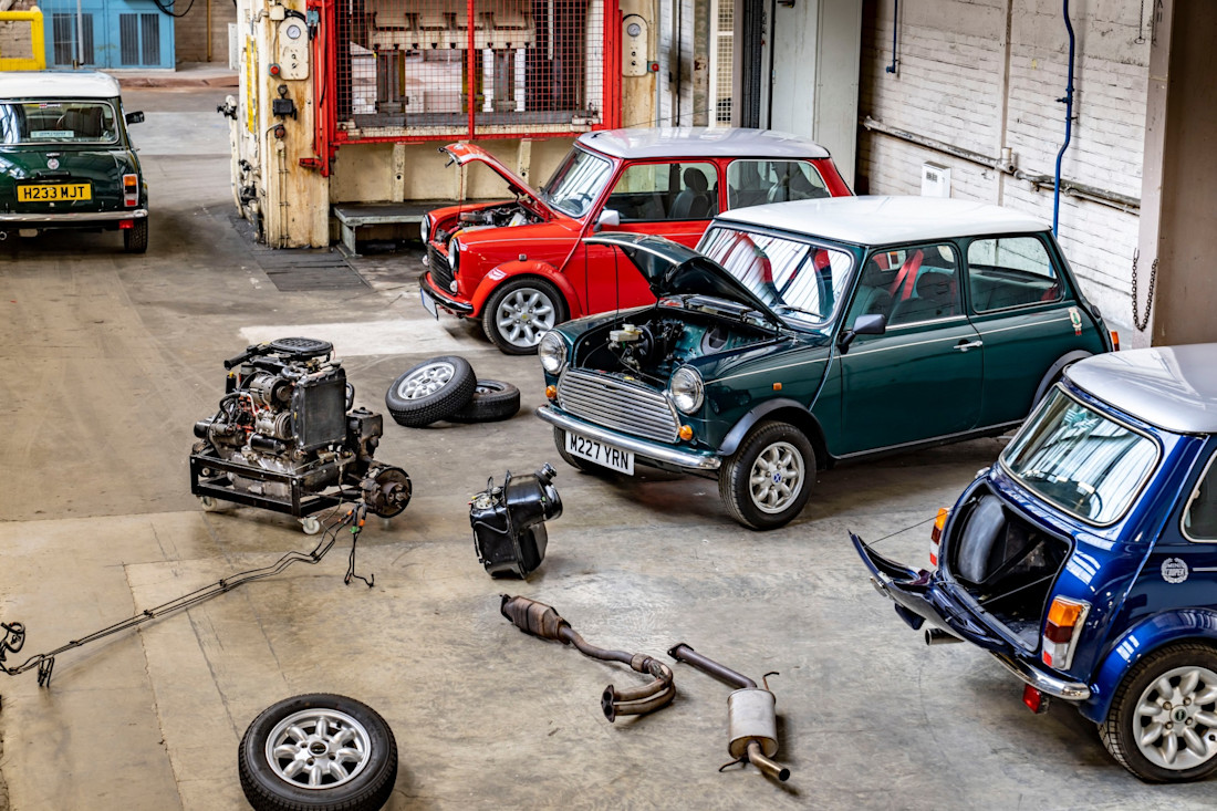 Mini Recharged : l’ancêtre électrifiée
