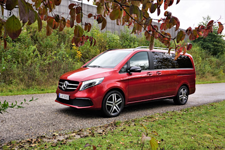 Mercedes-Benz V-Klasse V300d Front links Blaetter