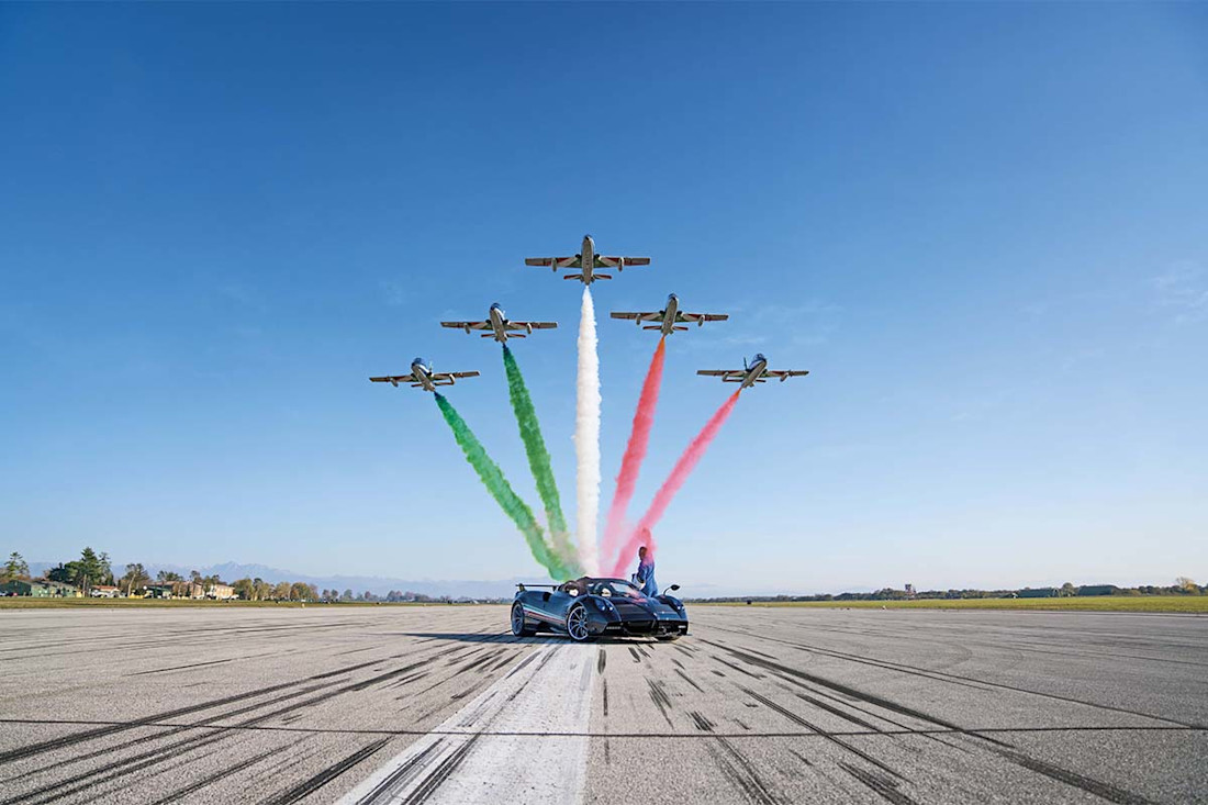 Pagani célèbre l'armée de l'air italienne