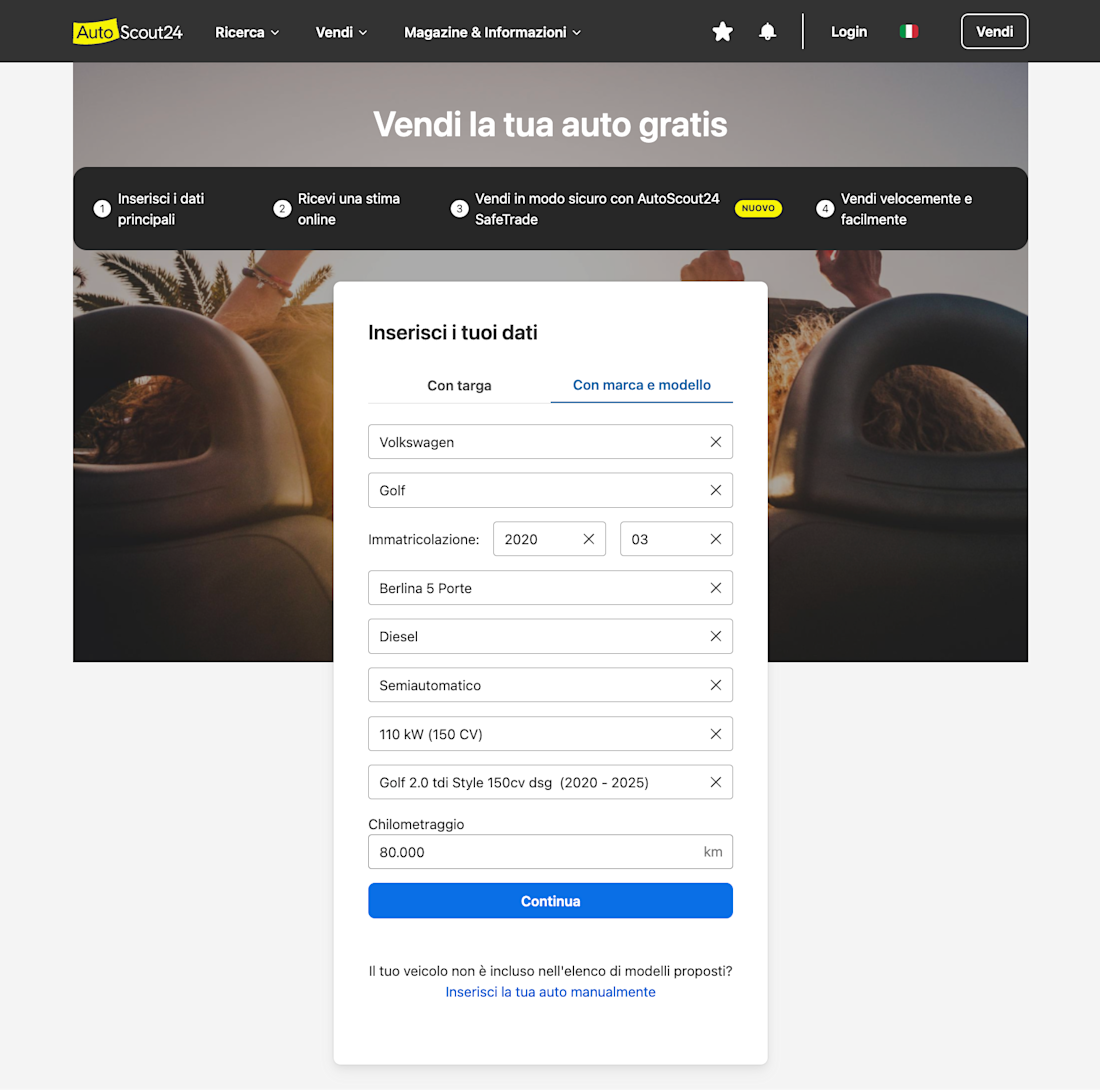 Vendere auto 3