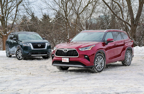 Editorial 2022 nissan pathfinder vs 2022 toyota highlander 03 sha