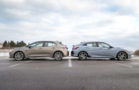 Editorial 2019 honda civic hatchback vs toyota corolla hatchback jw 05 jw