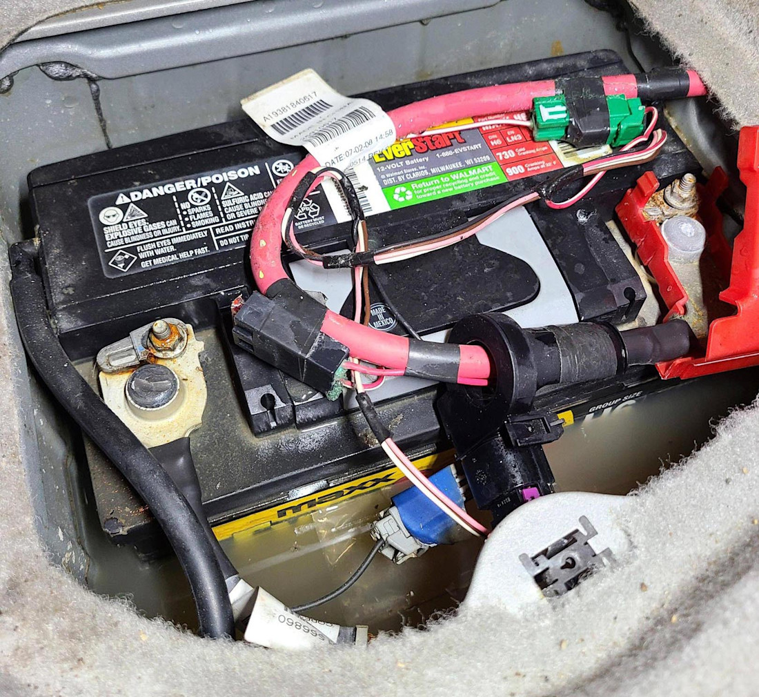 Editorial water flooded battery compartment schlooker