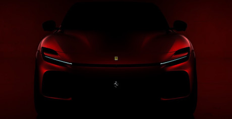 Ferrari Purosangue teaser (2022) banner
