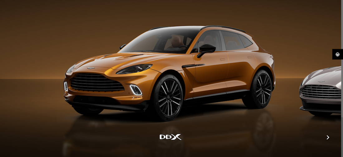 Droom even weg bij de nieuwe configurator van Aston Martin