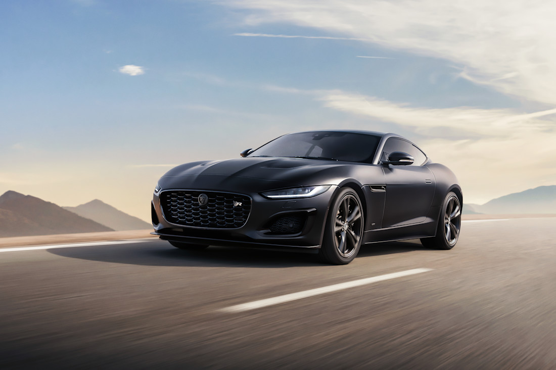 Jag_F-TYPE_24MY_01_Coupe_Exterior_Driving_Front3Qr_March_2023_01