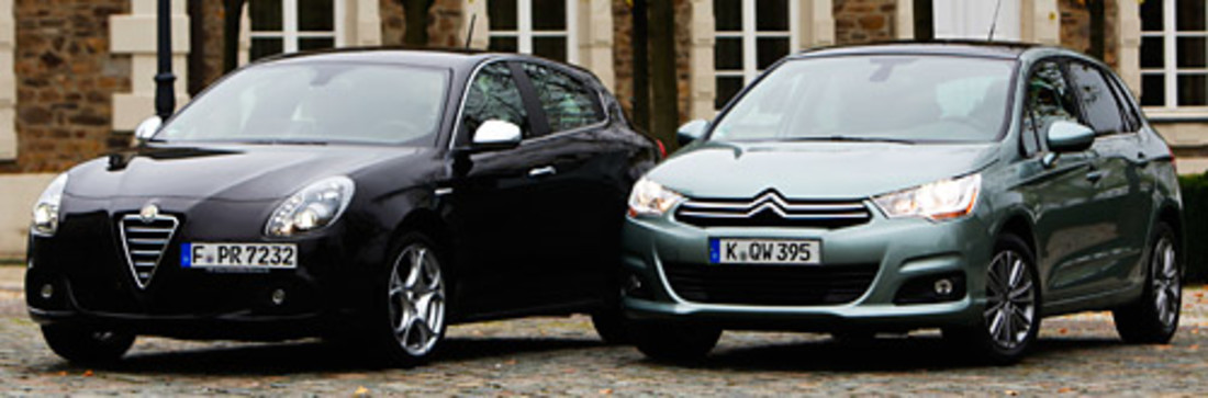 Comparativa: Alfa Romeo Giulietta vs. Citroën C4 – No siempre tiene que ser un Golf