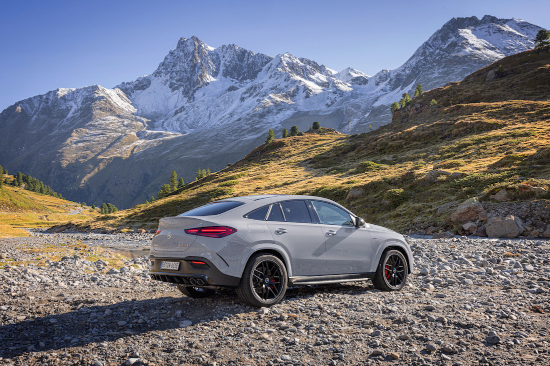 Mercedes-AMG GLE 53 Hybrid (2023) static, rear view
