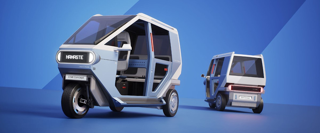 Hyundai E3W et E4W : les tuktuk de 2025 !