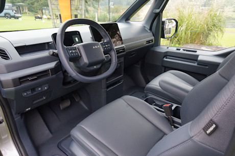 2026 Kia PV5 Preview and First Drive: New EV Cargo Van Focuses on Flexibility and Practicality Image