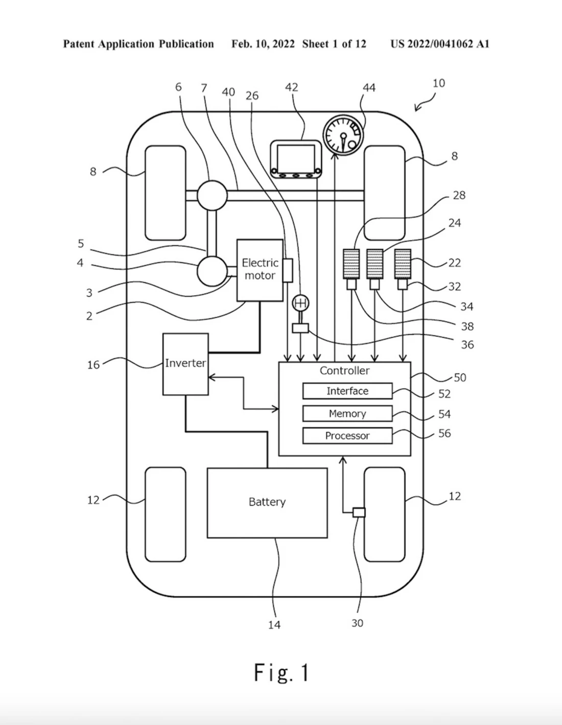 Toyota patent EV Manueel 2022 Toyota patent EV Manueel 2022