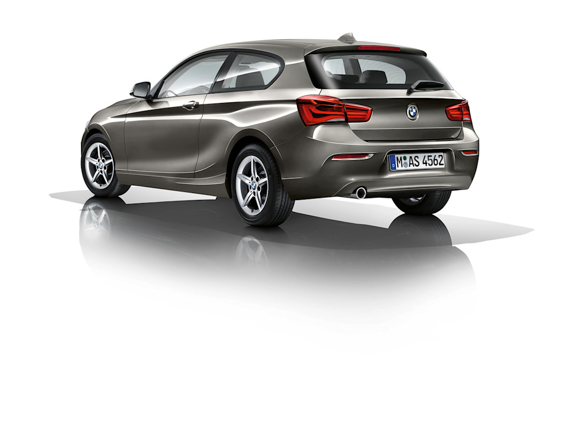 BMW 114 achterkant