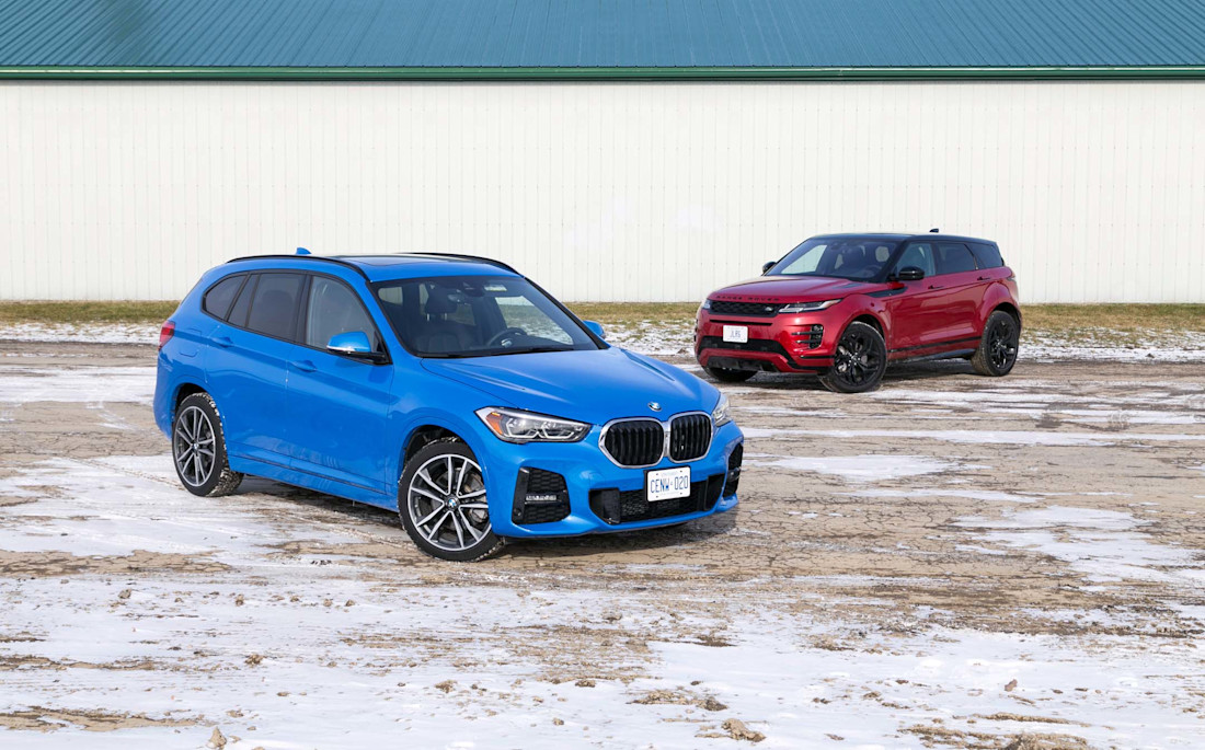 Editorial 2020 bmw x1 vs 2020 land rover range rover evoque 02 jw