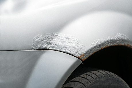 Damaged car