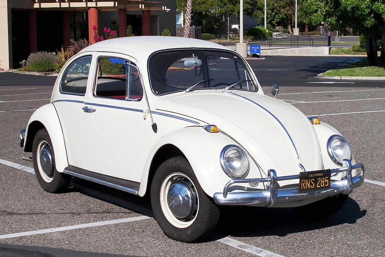 Meanwhile, in post-war Europe, a decimated population needed transportation: transportation that was cheap, efficient, and durable. Happily, there was just such a car on hand, the small and cheerful Volkswagen Beetle. Conceived by Hitler as a people's car for his imaginary Third Reich, somehow the factory and the prototype cars survived the war. Even if it was the brainchild of a madman, the Beetle transcended its shadowy origins to become one of the best-loved automobiles ever. Its cheery, air-cooled flatulence was heard everywhere, particularly in Mexico, where it was built right up until 2003.