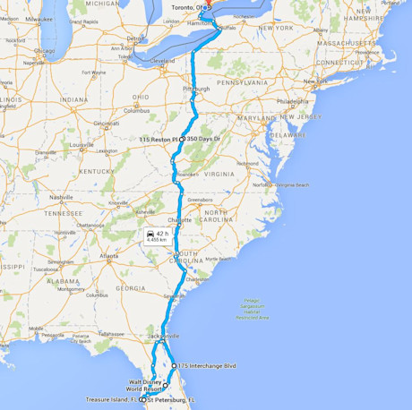 Editorial 99 jb trip to st petersburg florida map