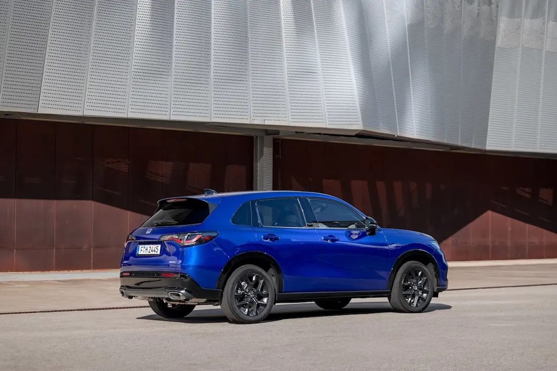 Honda ZR-V (2023) static, rear view Honda ZR-V (2023) static, rear view