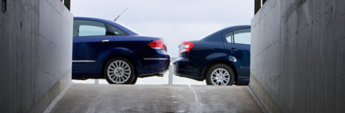 Prova di confronto: Fiat Linea e Suzuki SX4 – Utilitarie a confronto