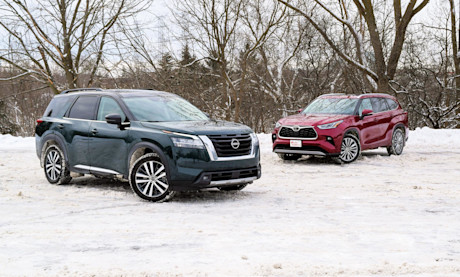 Editorial 2022 nissan pathfinder vs 2022 toyota highlander 02 sha
