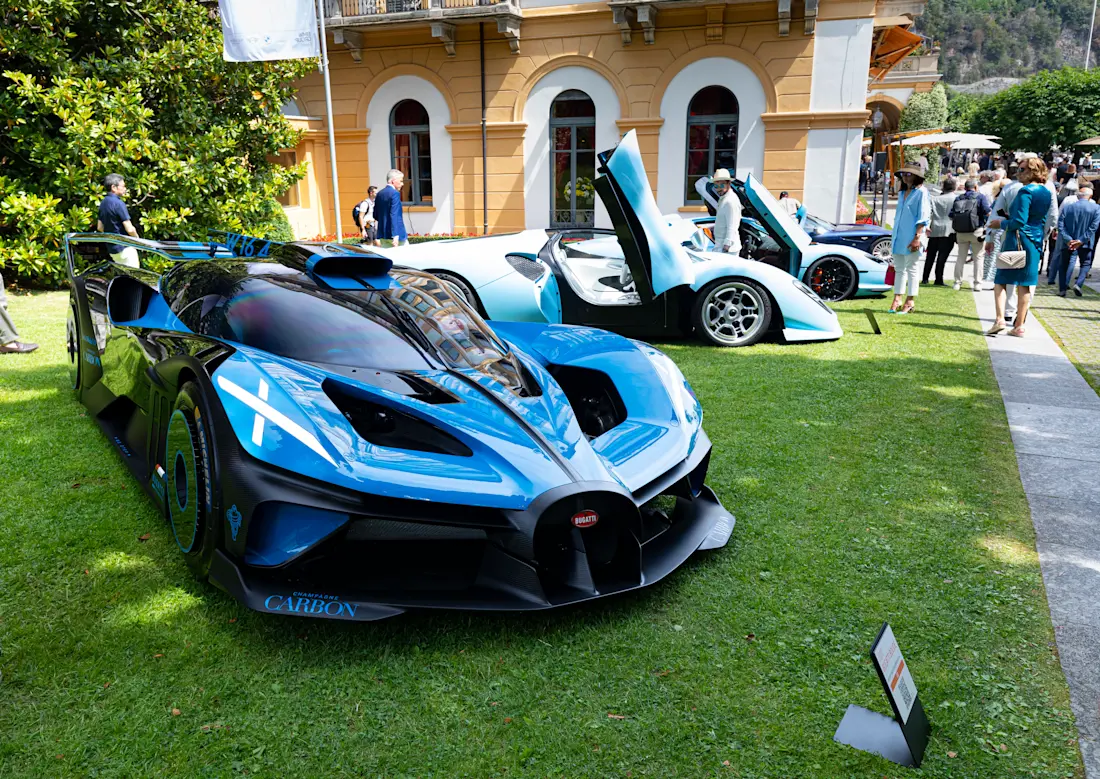  Beim Bugatti Bolide ist der Name Programm. Das Konzeptfahrzeug bringt es auf stolze 1.850 PS.