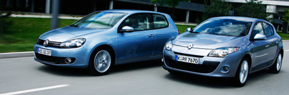 Vergleichstest: VW Golf vs. Renault Mégane – Immer eins besser