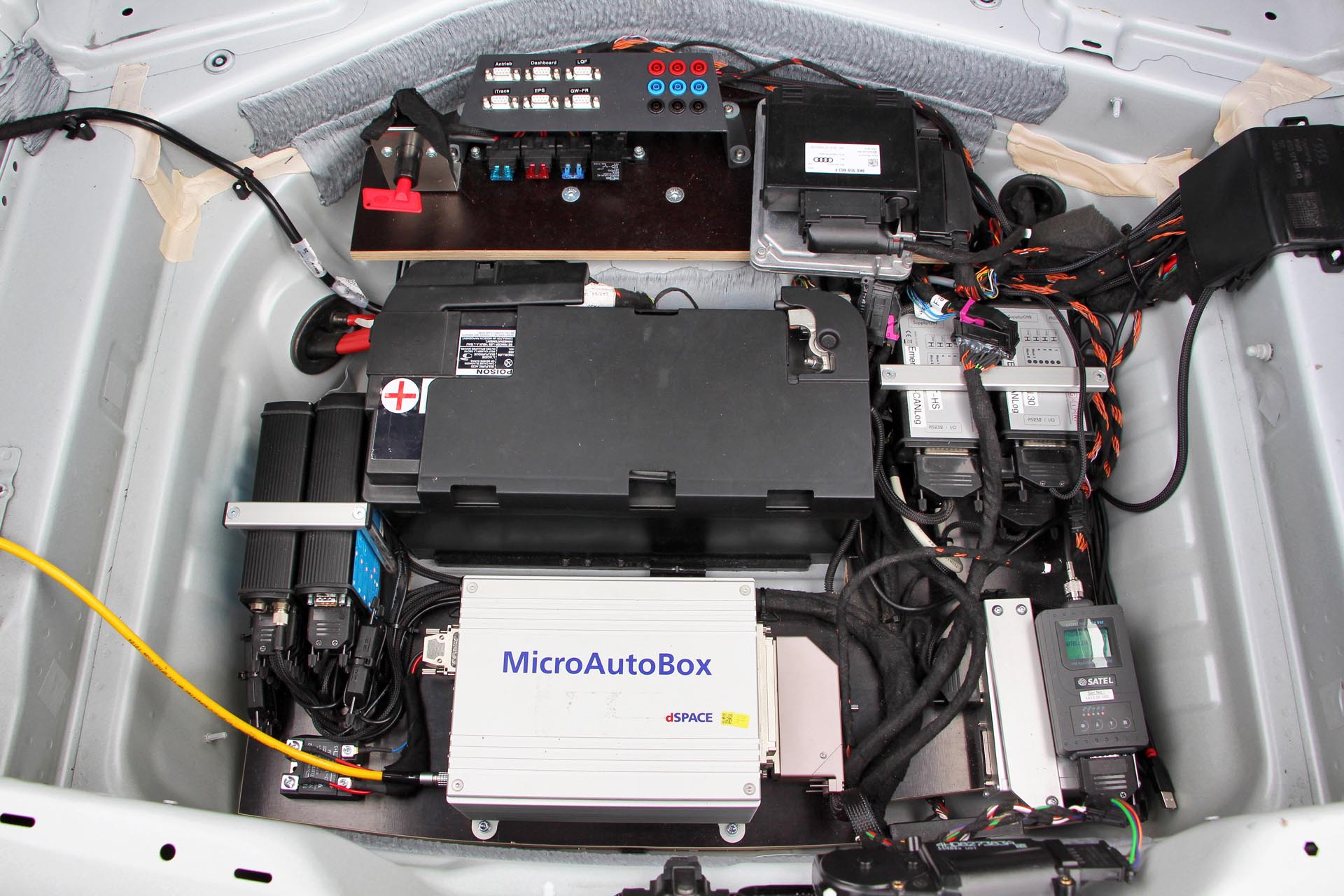 Robby – control equipment in trunk