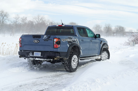 Le Ford Ranger Raptor soumis à une tempête hivernale Image